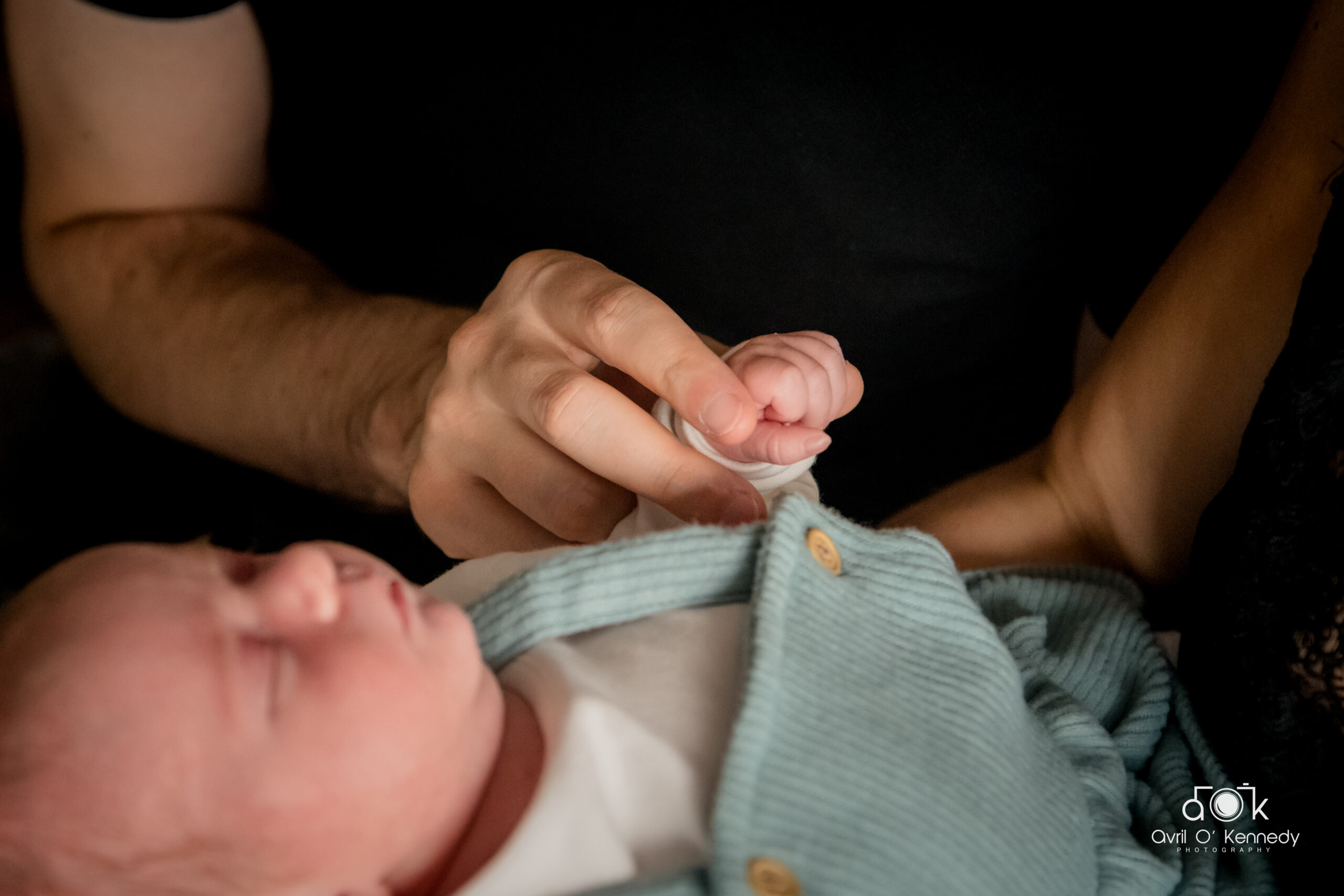 Newborn baby lifestyle photograph